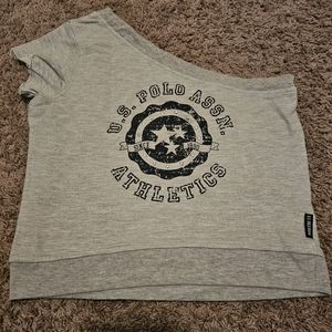 US Polo Assn single shoulder lightweight sweatshirt size L
